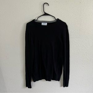 Old Navy Long Sleeve Black Thermal
